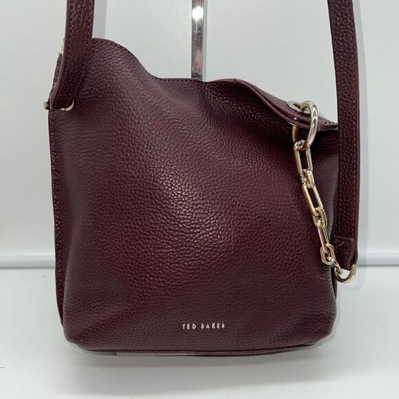 Ted Baker Handbags - Ted Baker Women Leather Cross Body Bag With Leather/Chain Strap